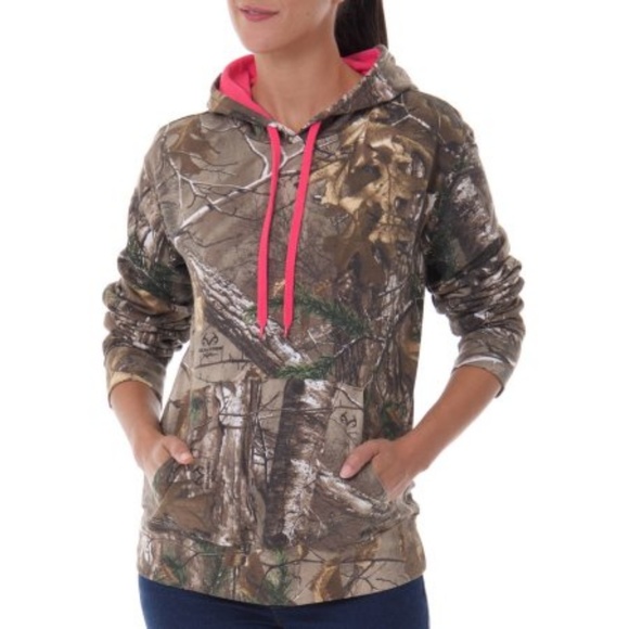REALTREE Women's LARGE FLEECE HOODIE - Picture 3 of 3